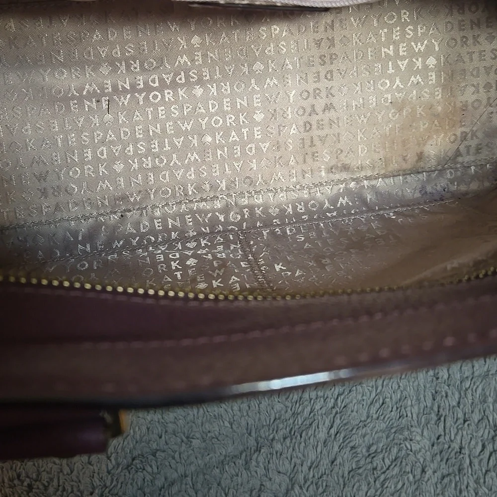 Kate Spade Plum Satchel Bag